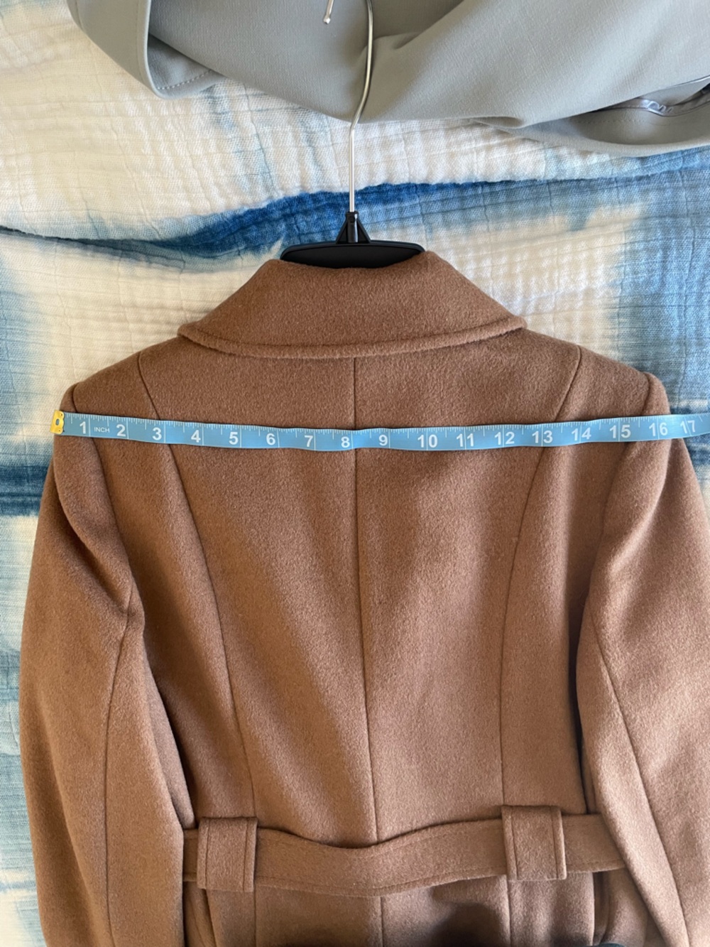 Ralph Lauren Double Breasted Belted Full Length Camel Wool Coat - Picture 12 of 16